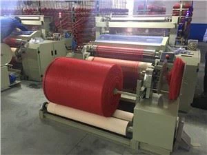 Płaskie krosno tkackie do torby z siatki Leno z tkanego polipropylenu